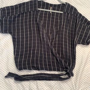 Free people geometric wrap top